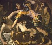 Orestes slaying Aegisthus and Clytemnestra Bernardino Mei